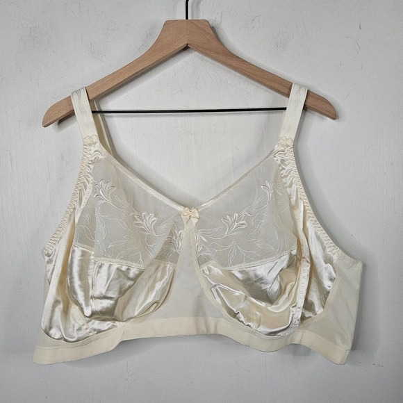 Elomi Kristie Soft Cup Side Support Bra 52H Ivory Wireless 58501 - Picture 1 of 10